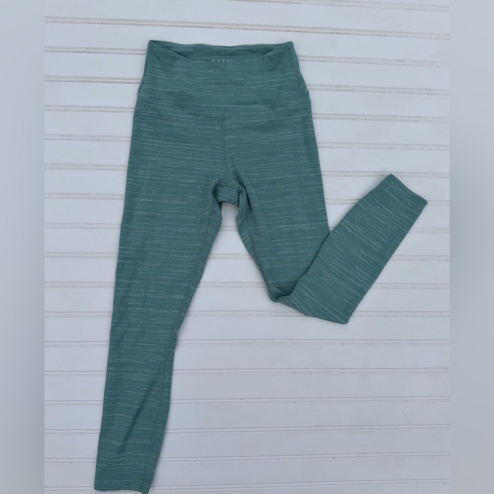 No Bull Light Green Textured Workout Leggings - XS NoBull